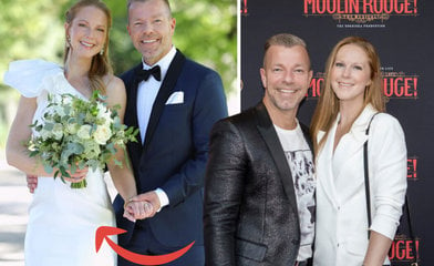 Bild till artikeln Casper Janebrinks hemliga bröllopslycka med Therese – se bilderna inifrån